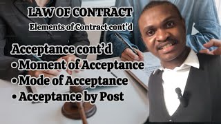 Contract Law | Acceptance Explained: Moment, Mode, and Postal Rule (Adams v Lindsell Case)
