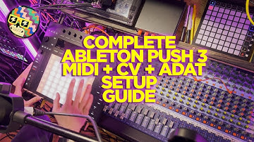 Beginner Push 3 MIDI, CV & ADAT dawless setup tutorial: Make music!