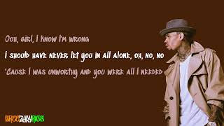 Chris Brown - Breathe [LYRIC VIDEO]