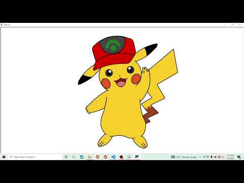 Create Pikachu Using Python | Pikachu | Python