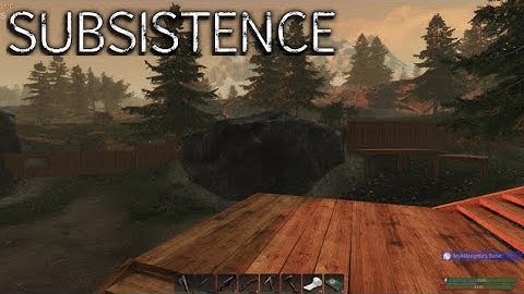 Building Walls Around House!! |  Subsistence Gameplay | E52