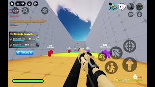 There is a bug with grenade launcher on mobile because if you press the aim button it shoots