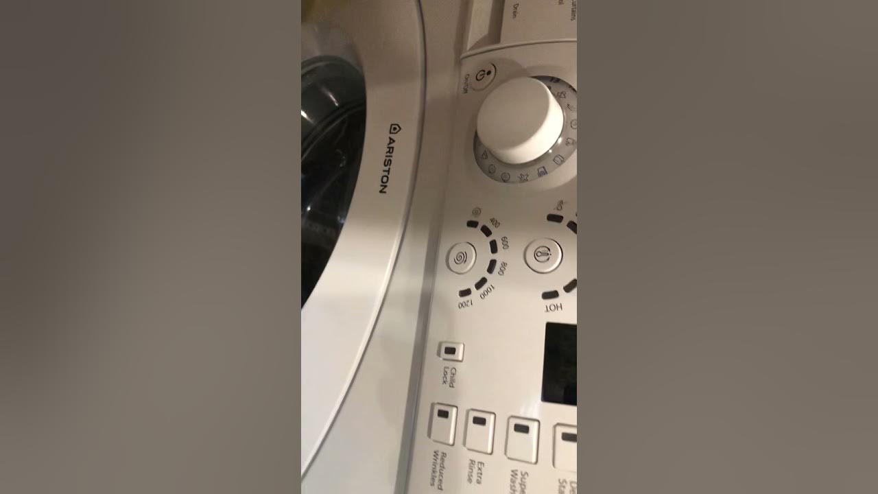 ARISTON PartsARISTON WASHING MACHINE ARWXF129W No power pt1 YouTube