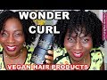 I Tried a Vegan Hair Product | Wonder Curl Product Review and Demonstration