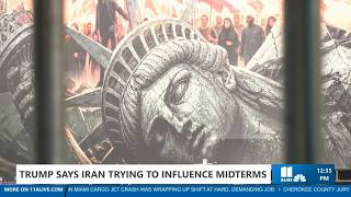 Trump says Iran could influence the midterms