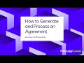 Docusign CLM Essentials: How to Generate and Process an Agreement