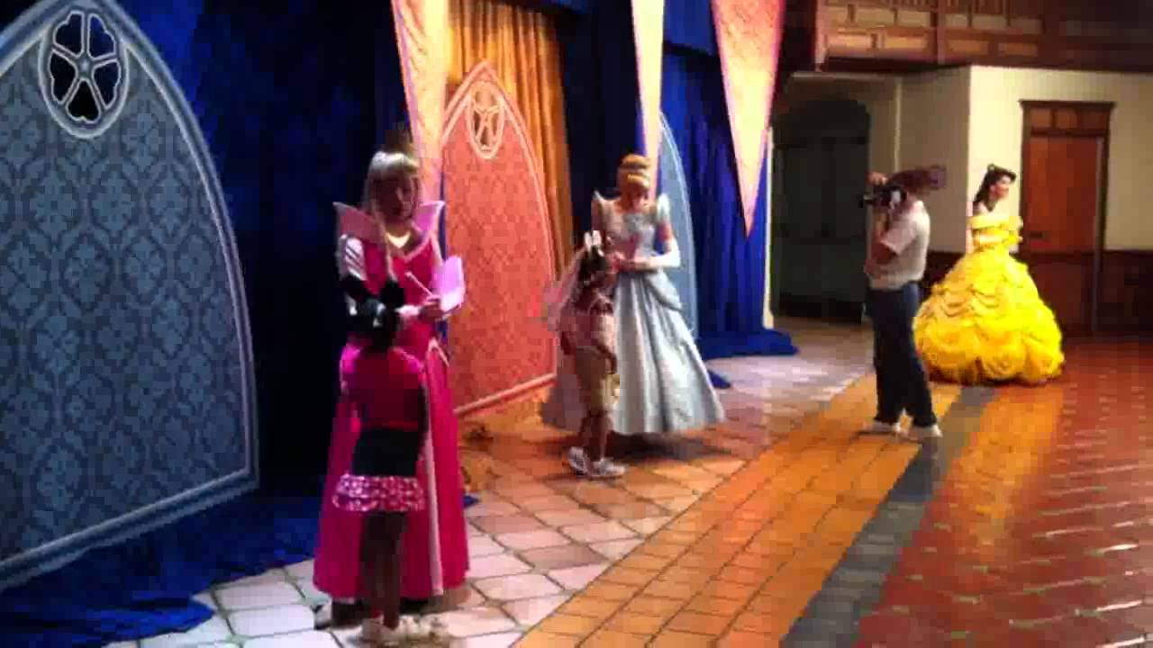Walt Disney World Princess Meet and Greet: Sleeping Beauty, Cinderella ...