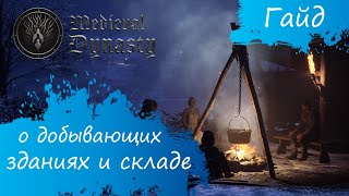 Medieval Dynasty - Гайд - О добывающих зданиях и складе