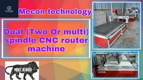 DUAL(TWO OR MULTI) SPINDLE CNC ROUTER MACHINE