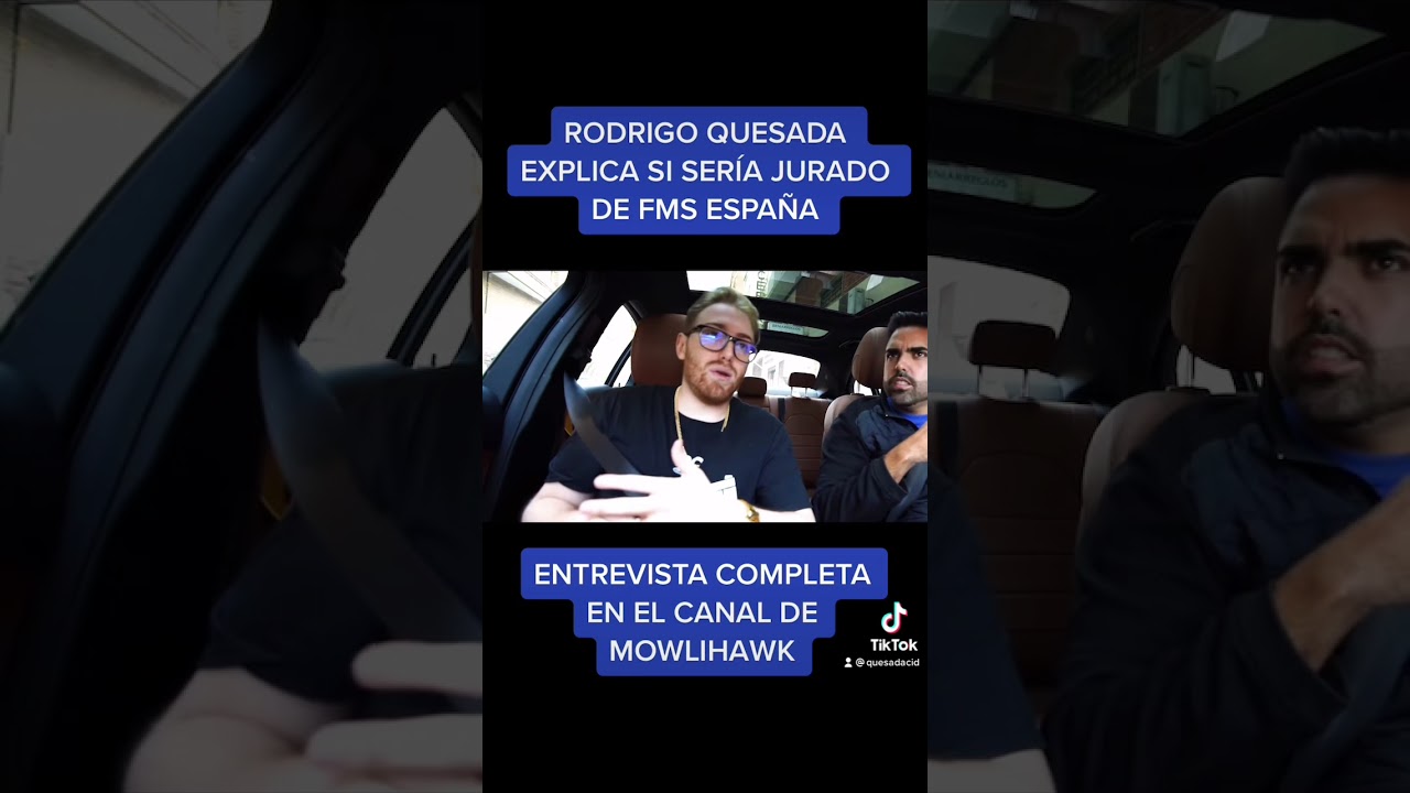 RODRIGO QUESADA EXPLICA SI SERÍA JURADO DE FMS ESPAÑA