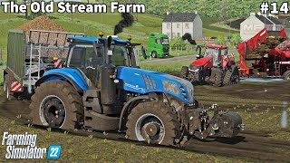 Bad Weather Condition, Case Magnum & T8.420 Are Stuck in the Mud │The Old Stream│FS 22│Timelapse#14