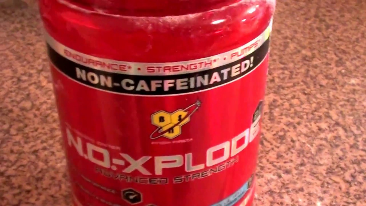 BSN NoXplode caffeine free Supplement Review YouTube