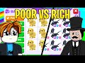 *FRIEND TEST* POOR noob vs RICH flexer (adopt me flex server)