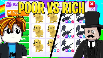 *FRIEND TEST* POOR noob vs RICH flexer (adopt me flex server)