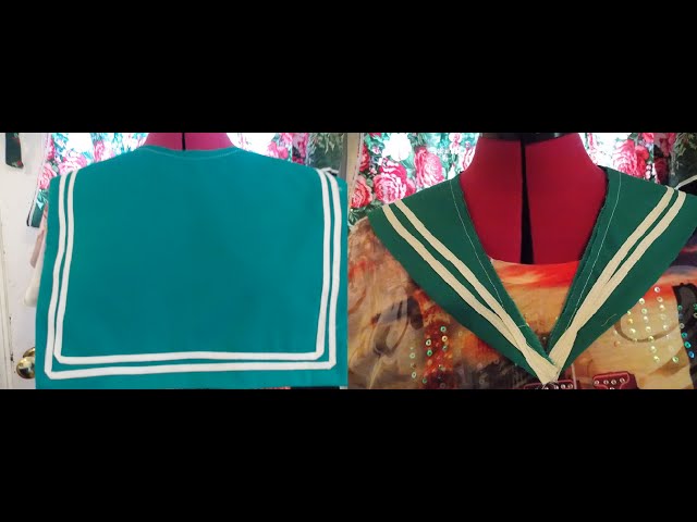 how to make a sailor senshi collar/ scarf - YouTube how-to-make-a-sailor-senshi-collar-scarf-youtube