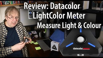 Review: Datacolor LightColor Meter. Measures light intensity and colour balance/temperature