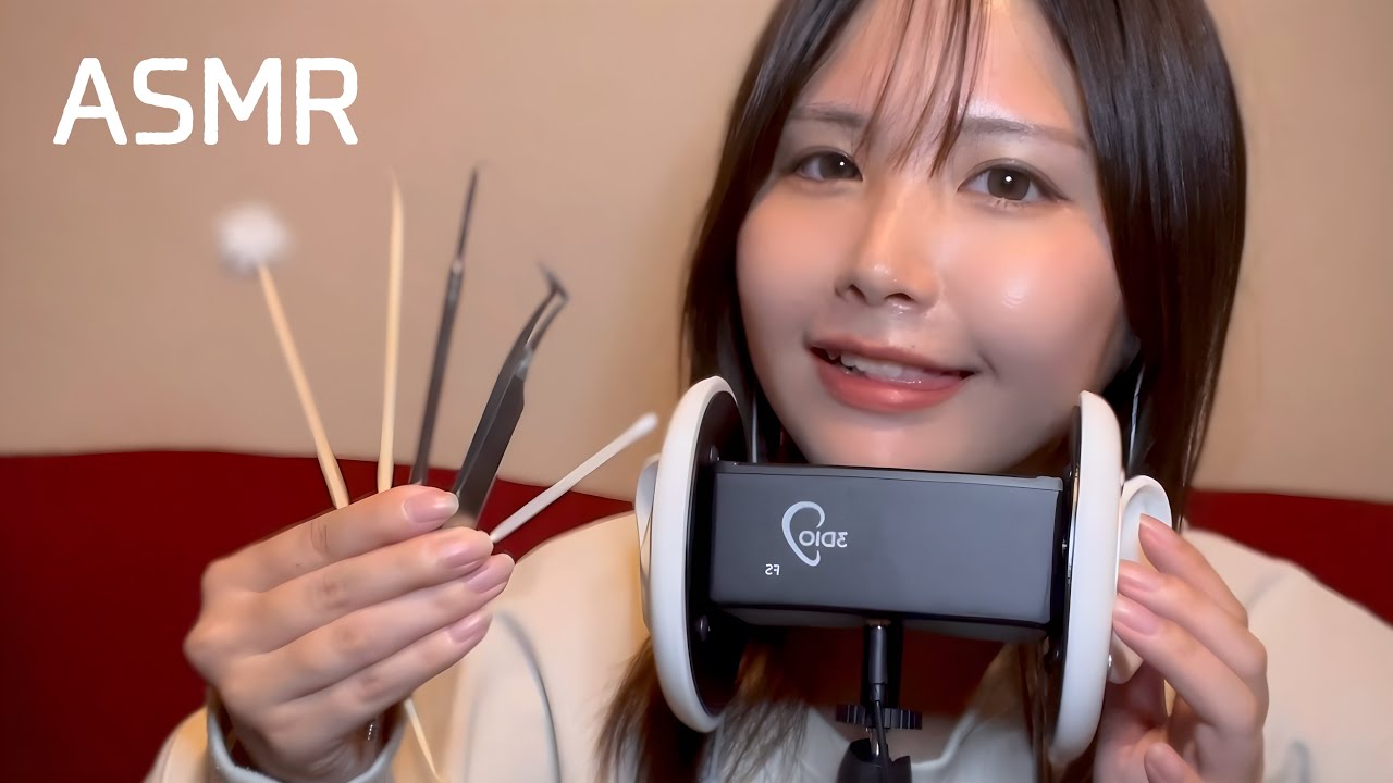 【ASMR】3DIOデビュー✨初めての雑談耳かき