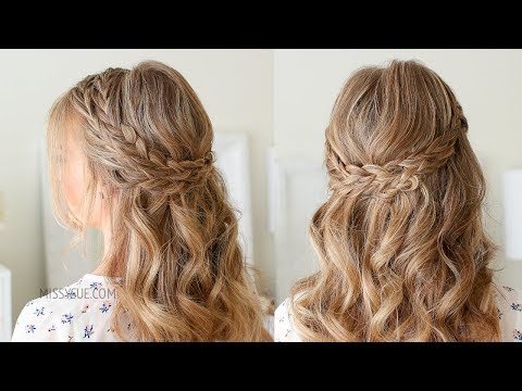 Half Up Double Wrapped Braids | Missy Sue