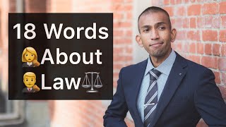 18 Law & Crime Words | Speak Like David | English Vocabulary Lesson 18 Law & Crime Words | Speak Like David | English Vocabulary Lesson