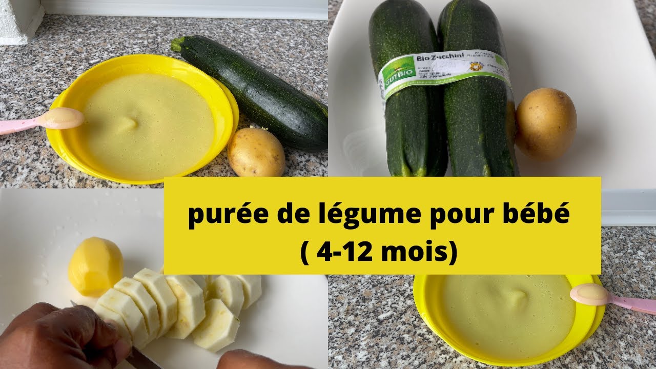LA PURÉE DE COURGETTE IRRÉSISTIBLEMENT DÉLICIEUSE POUR BÉBÉ