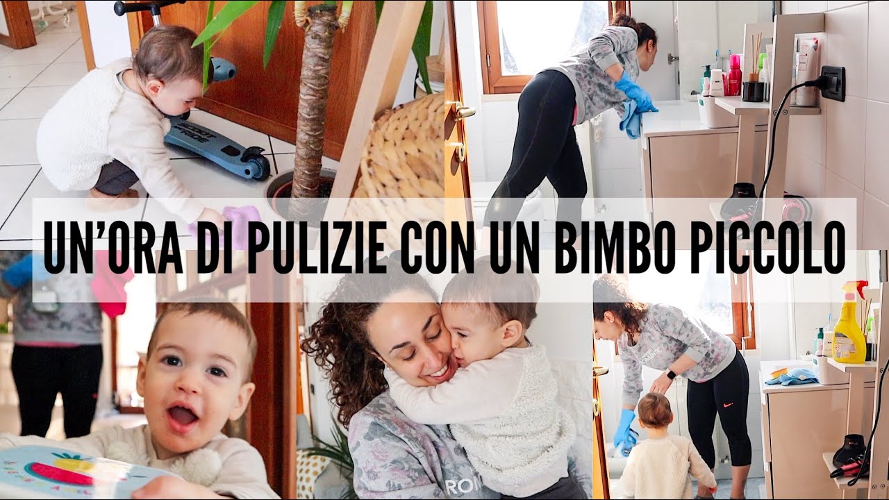 UN’ORA DI PULIZIE CON UN BAMBINO PICCOLO COSA FACCIO DAVVERO (E QUANTO URLO AHAH) REAL LIFE