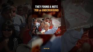 They Found a Note 700 m Underground #documentary #history  #science #engineering