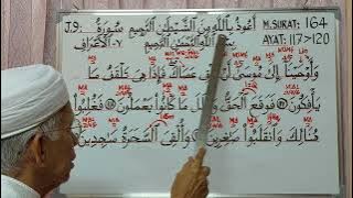 HUKUM-HUKUM TAJWID AYAT 117-120; SURAH 7. AL A'RAF; JUZUK 9; AL QURAN.@syedzainudinsyedmokhtar
