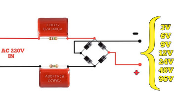 How To Make Led Driver Circuit Using IN4007 Diodes || 3v 6v 9v 12v 24v 48v led Driver Circuit 