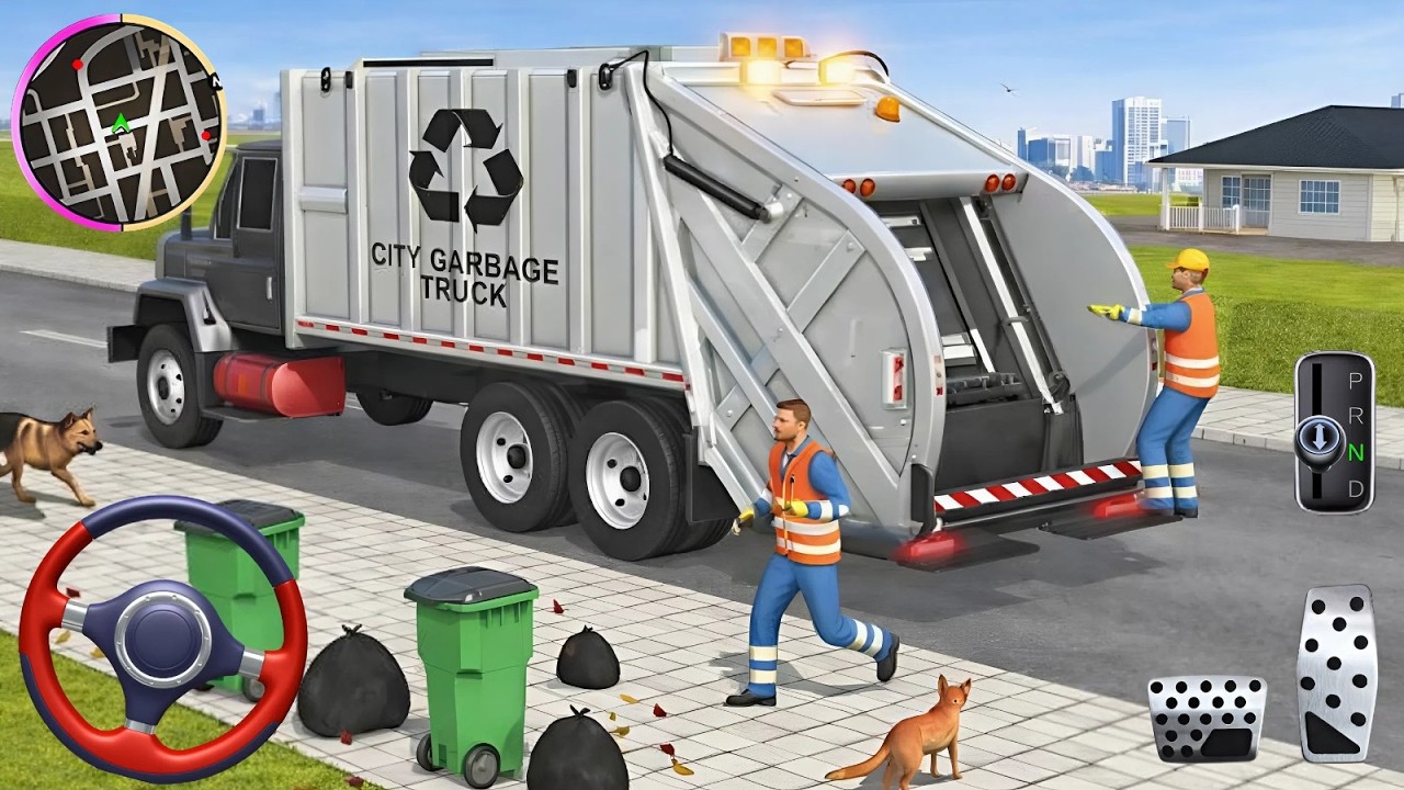 City Garbage Trash Truck Game 3D _ New Model Garbage Truck Simulator 2026 | Android Gameplay