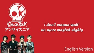 ONE OK ROCK - WASTED NIGHTS Lyrics | English Version |