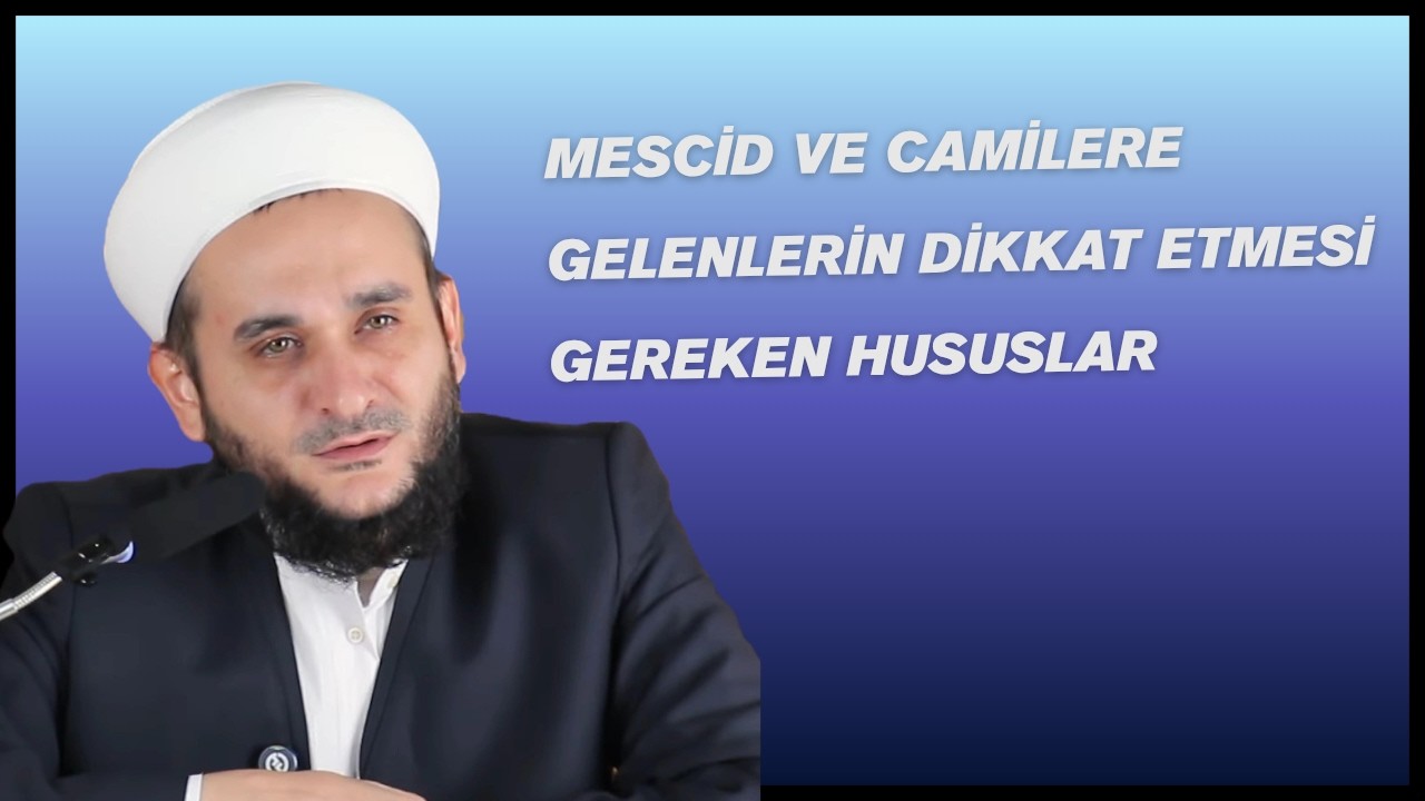MESCİD VE CAMİ ADAB VE DUALARI  / İFTAR SOHBETİ CANLI YAYIN