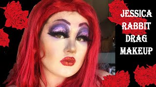 Jessica Rabbit Drag Makeup