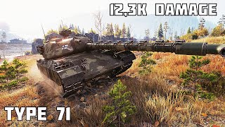 Type 71 • 12,3K DAMAGE 6 KILLS • World of Tanks