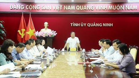 Giao ban Thường trực Tỉnh ủy