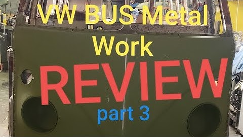 VW Bus Rust Repair and Restoration- 15 Window Volkswagen bus tour part 3 (save the buses)