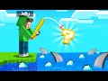 We Found A LUCKY FISHING ROD In MINECRAFT! (Insane)