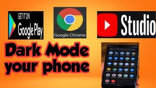 Dark mode all apps | android phone latest update 2020 screenshot 2