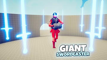 GIANT SWORDCASTER vs EVERY FACTION | TABS Totally Accurate Battle Simulator