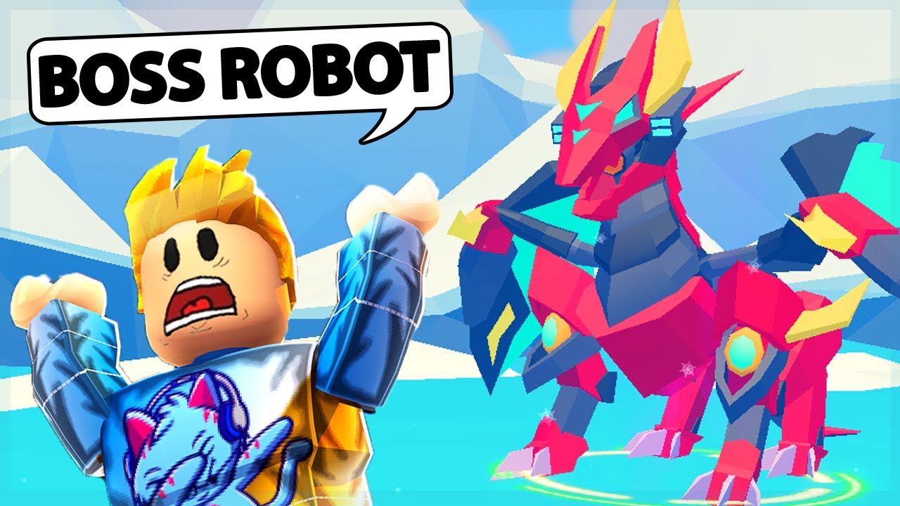 Defeating The Max Level Boss in Roblox Bot Clash