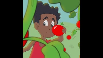 Kid Picking Tomato foreshortening test  #2danimation #animation #mohopro