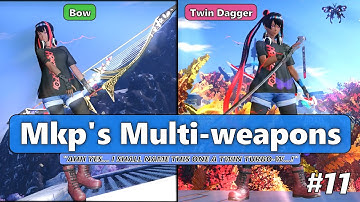 PSO2: NGS - My Current Multi-weapon 11 (Gameplay, Tips & More)