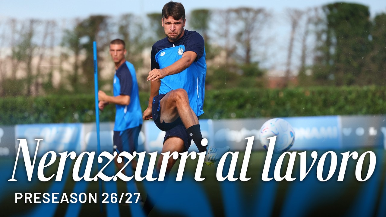 Nerazzurri al lavoro al Centro Bortolotti