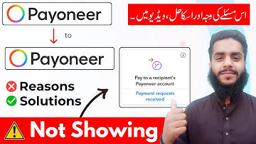 Payoneer to Payoneer option not showing - Pay to recipients Payoneer Account Not Showing (SLOVED ✅)