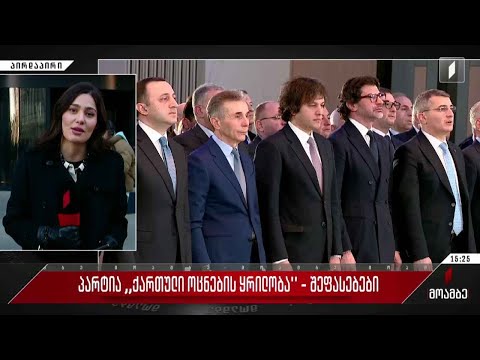 პარტია „ქართული ოცნების“ ყრილობა - შეფასებები