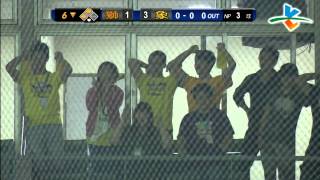 20131010 CPBL 獅VS象 6下 黃仕豪敲出右外野邊線二壘安打,兄弟再下一城