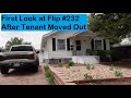 First Look at House Flip #232 After one of the Tenants Moved Out Without Notice!