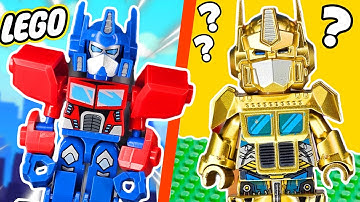 I built EVERY TRANSFORMERS AUTOBOT in LEGO...