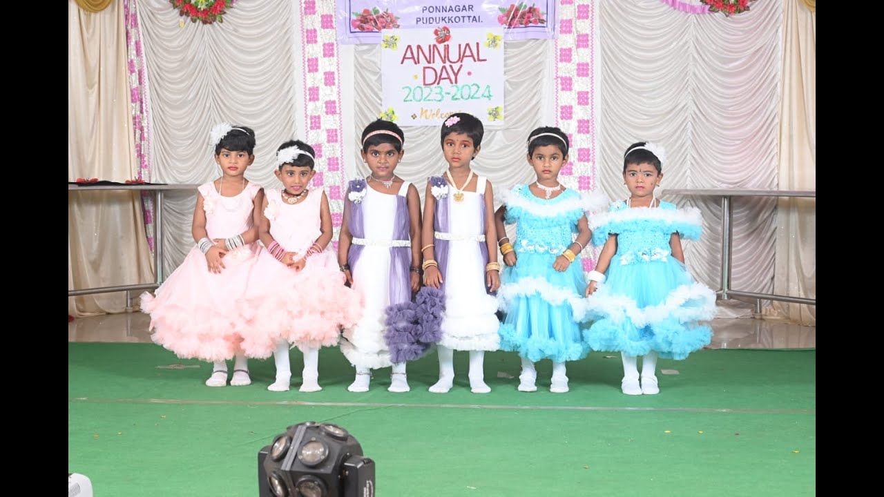 KSK LITTLE ROSES ANNUAL DAY 2024 LKG GIRLS DANCE - YouTube
