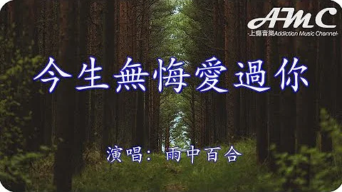 今生无悔爱过你 - 雨中百合 -『这份爱都不曾忘记 让两颗心紧贴在一起』♫滚动歌词Scroll lyrics♫ - 天天要闻