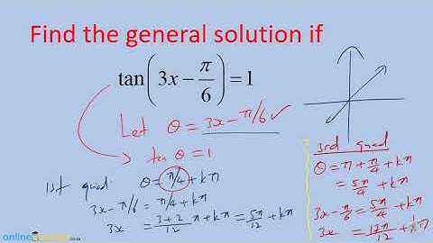 Solving trigonometric equations and radian measure